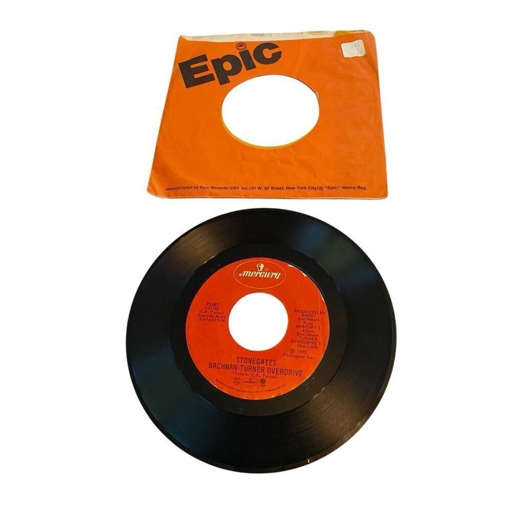 Bachman Turner Overdrive Takin Care Of Business 45 RPM Mercury 73487 1973